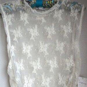 Free People intimately floral lace top